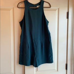 Lou & Grey Teal Romper, Size Medium